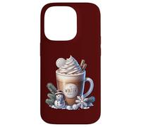 Winter Hot Cocoa Xmas Mug For Women Who Loves Coffee Latte Custodia per iPhone 14 Pro