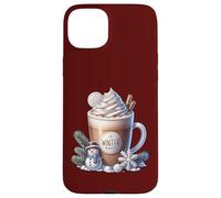 Winter Hot Cocoa Xmas Mug For Women Who Loves Coffee Latte Custodia per iPhone 15 Plus