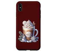 Winter Hot Cocoa Xmas Mug For Women Who Loves Coffee Latte Custodia per iPhone XS Max