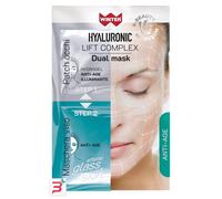 WINTER HYALURONIC LIFT COMPLEX DUAL MASK ANTI-AGE PATCH OCCHI HYDROGEL + MASCHERA VISO GLASS SKIN