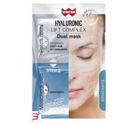 WINTER HYALURONIC LIFT COMPLEX DUAL MASK IDRATANTE PATCH OCCHI HYDROGEL + MASCHERA VISO GLASS SKIN