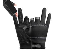 Winter Ice Gear - Guanti da senza dita, ventilati e caldi, palmo antiscivolo, multiuso, unisex, per corsa, lancio, controllo di precisione