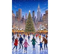 Winter Ice Skating Journal: A Cozy Holiday Notebook for Writing, Journaling, and Daily Notes | 100 Lined Pages | 6x9 Inch