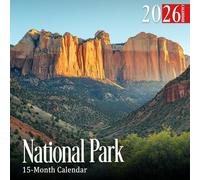 Winter in the National Parks 2026 Calendar: iconic U.S. parks in their quiet, snow-covered beauty