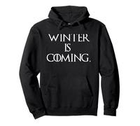Winter Is Coming GOT Citazione divertente Felpa con Cappuccio