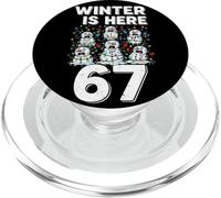 Winter Is Here 67 Pupazzi di neve che si sciolgono divertenti Natale PopSockets PopGrip per MagSafe