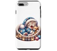 Winter Kitten For Cat Mom And Xmas Women White Christmas Custodia per iPhone 7 Plus/8 Plus