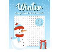 Winter large print word search