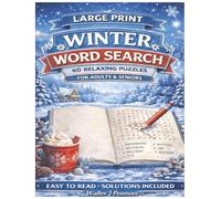Winter Large Print Word Search: 60 Cozy Winter Puzzles to Boost Memory & Focus Large Print Brain Games for Adults & Seniors