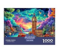 Winter LondonMonumental Jigsaw Puzzles for Adults Featuring 1000 Advanced, Notoriously Difficult Challenging Puzzle Educational Game Pieces - Designed As The Most Memorable Gift Jigsaw Puzzles for Ad