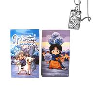Winter Magic Tarot Deck - 12x7cm, inglese, per principianti, comprese le carte dei tarocchi e la collana dei tarocchi