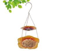 Winter Metal Bird Feeder - 15,74 pollici doppio strato design con vassoio a forma di, durevole per esterni e interni Feeding Solution for Finches, Parrots and Pet Birds - Elegant Garden Aviary