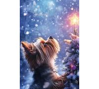 Winter Moments Journal: A Glittering Holiday Notebook Inspired by a Yorkie’s Wonder