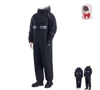 Winter Outdoor Riding Insulated Full-Body Suit, Unisex Windproof Freezer Snow Suits, Overoles para El Frío para Hombre (Upgraded,XL)