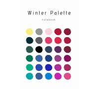 Winter Palette Armocromia quaderno a righe: palette inverno