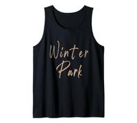 Winter Park Colorado Design Vintage Elegante Canotta