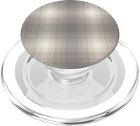 Winter Plaid Collection - Light Grey Print Pattern PopSockets PopGrip per MagSafe