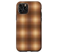 Winter Plaid Collection - Maple Chestnut Pattern Custodia per iPhone 11 Pro