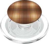 Winter Plaid Collection - Maple Chestnut Pattern PopSockets PopGrip per MagSafe