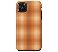 Winter Plaid Collection - Pumpkin Spice Pattern Custodia per iPhone 11 Pro Max