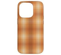 Winter Plaid Collection - Pumpkin Spice Pattern Custodia per iPhone 14 Pro