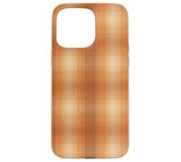 Winter Plaid Collection - Pumpkin Spice Pattern Custodia per iPhone 15 Pro Max