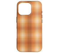 Winter Plaid Collection - Pumpkin Spice Pattern Custodia per iPhone 16 Pro