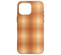 Winter Plaid Collection - Pumpkin Spice Pattern Custodia per iPhone 16 Pro Max