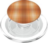Winter Plaid Collection - Pumpkin Spice Pattern PopSockets PopGrip per MagSafe