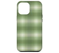 Winter Plaid - Moss Green Printed Flannel Pattern Custodia per iPhone 12 Pro Max