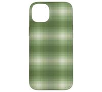 Winter Plaid - Moss Green Printed Flannel Pattern Custodia per iPhone 14 Plus