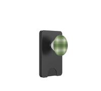 Winter Plaid - Moss Green Printed Flannel Pattern PopSockets PopWallet per MagSafe