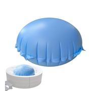 Winter Pool Pillow - Heavy Duty Vinyl Inflatable Air Cushion | Pool Cover Support Cushion With Fastening Ropes | Ice Equalizer Protection Kit For Ground Pools Winterizing Accessories