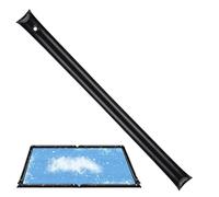 Winter Pools Cover Water Bags, Double-Row Pool Cover Weights, Durabled Leak-Resistant Water Tubes, Inground Pools, Property Managers, Vacation Homes, Winter Pool Protection, 240x30cm Black