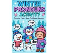 Winter Pronouns Activity - Coloring Page Fast Finishers - January