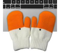 Winter Running Mittens - 8 Inch Midens | Polyester Gloves - Warm Novelty Geese Pattern made with thick insulated polyester ideal for skiing snowboarding cycling hiking camping and daily winter use