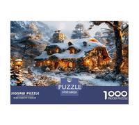 Winter Snowscape 1000 Pezzi Puzzle Classici Per Adulti E Bambini A Partire Da 12 Anni Giochi Del Cervello Perfetto Per Appassionati Di Esperti - Regalo Per Amore E Amico 38x26cm/1000pcs