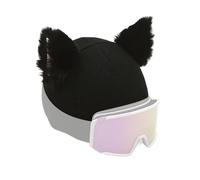 Winter Sport Headwear, Plush Headgear Cover, Ski Headgear Protector, Fuzzy Headgear Protector, Decorative Ski Cover, Skiing Headgear Protector, Skating Headgear Cover for Skiing, Skating