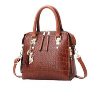 Winter Stone Pattern Leather Camera Bag Large Capacity Casual Fashion Versatile Shoulder Crossbody(Yellow)