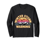 Winter Storm Warning Avviso meteorologico meteorologico - Maglia a Manica