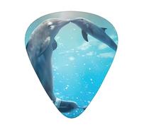 Winter The Dolphin Plettri per chitarra, 12 pezzi, per ukulele, basso, accessori