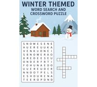 Winter Themed Crossword Puzzle And Word Search Book