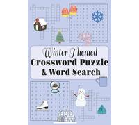 Winter Themed Crossword Puzzle And Word Search Book