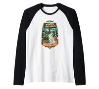 Winter Trail Miles Ciaspole Escursione Sentiero Inverno Maglia con Maniche Raglan