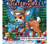 Winter Vibes Coloring Book: Volume II - Bold & Easy Coloring Book. A Cozy Winter Coloring Book for Adults, Teens, & Kids - 50 Fun & Relaxing Snowy ... Relief & Mindfulness. Perfect for All Ages.