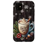 Winter Vibes For Snowy Days And Xmas Aesthetic Snowflake Custodia per iPhone 11