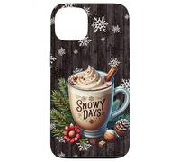 Winter Vibes For Snowy Days And Xmas Aesthetic Snowflake Custodia per iPhone 13