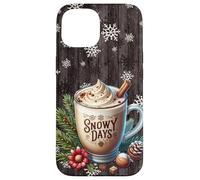 Winter Vibes For Snowy Days And Xmas Aesthetic Snowflake Custodia per iPhone 15