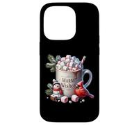 Winter Vibes With Warm Wishes For Hot Cocoa Chocolate Lover Custodia per iPhone 14 Pro