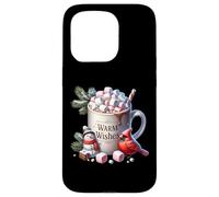 Winter Vibes With Warm Wishes For Hot Cocoa Chocolate Lover Custodia per iPhone 15 Pro